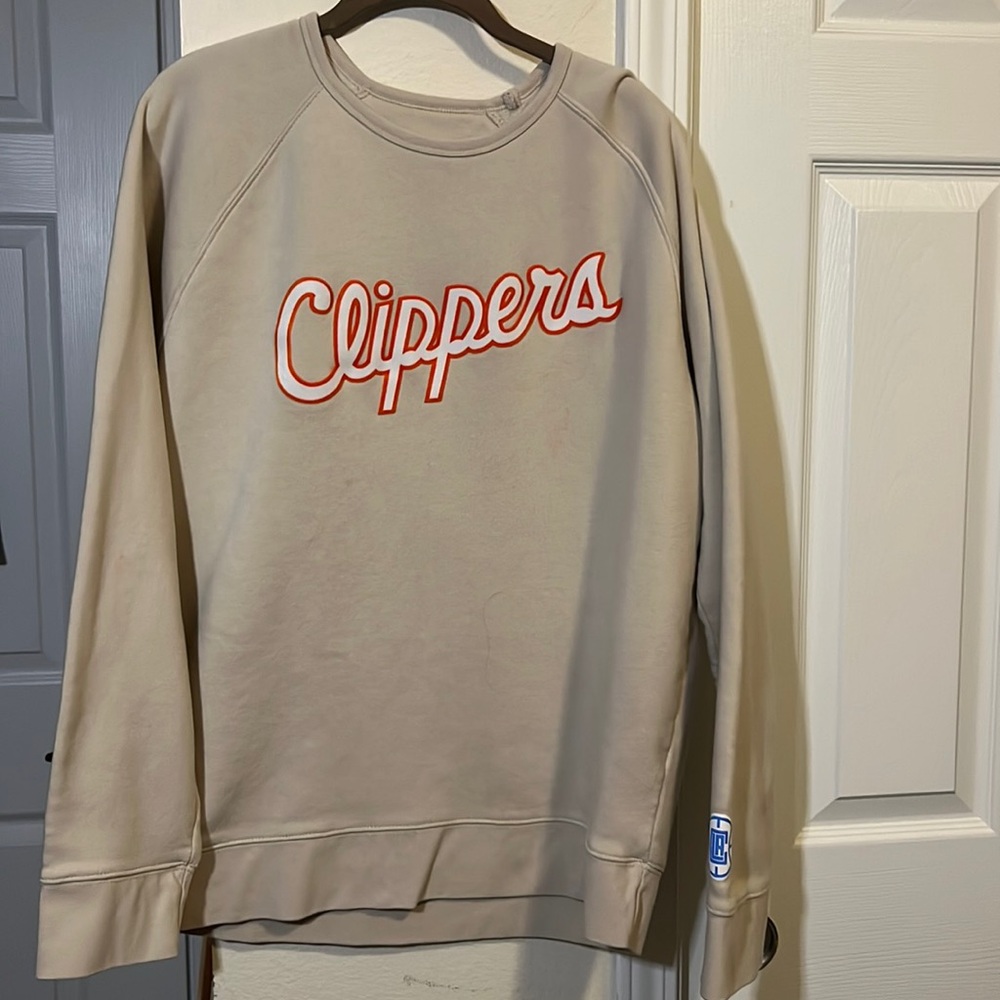 LA Clippers NBA Basketball 🏀 crewneck sweatshirt  XL beauteous neutral soft cozy